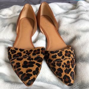 J Crew Cheetah print flats